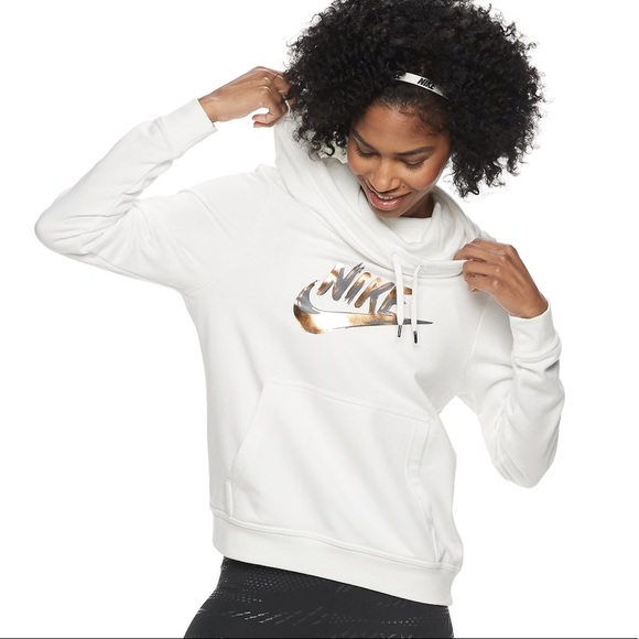 Nike Tops - Sweater M Nike Sportswear Hoodie Drawstring